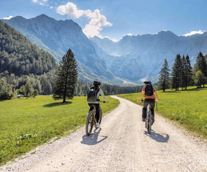 Ravenska Kočna, cycling route, Jezersko, Ravenska Kočna