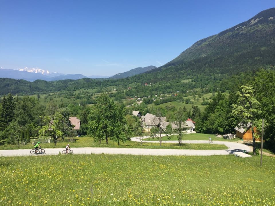 Rožnovenska pot, cycling route, Tržič, Brezje pri Tržiču