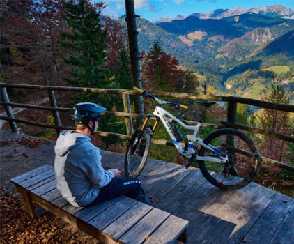 Mali vrh, cycling route, Jezersko, Mali vrh